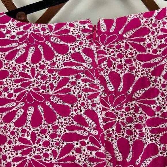 LOFT Pink Floral Mini Dress - Picture 7 of 9